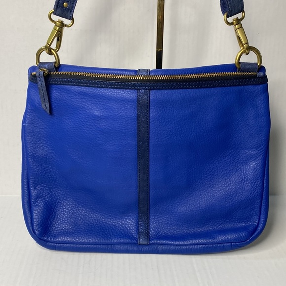 Fossil Erin Leather Foldover Tote/crossbody Bag - Picture 3 of 11